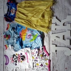 GIRLS PAJAMA BUNDLE (DISNEY, MY LITTLE PONY) 🌛